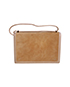 Alcazar Evening Bag Suede/Leather in Creme, back view